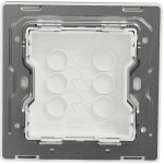 施耐德電氣 Schneider Electric NUX30X_SS UNICA X 單位空白掣 (炫星銀)